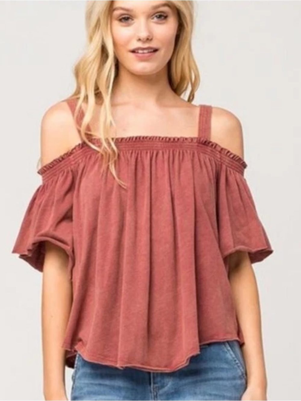 We The Free Darling Off The Shoulder Top
